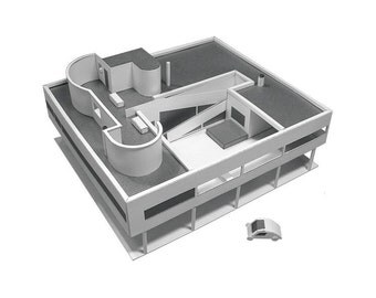 Villa Savoye Paper Model (KIT)