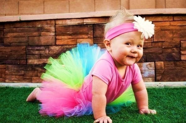 Tutu, Rainbow Sherbet, Newborn- 6 years, birthday, photo prop,ballet, Halloween costume, Costumes