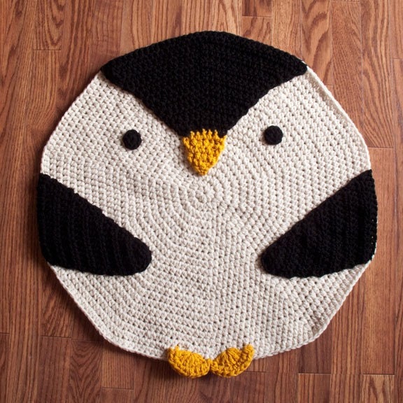 CROCHET PENGUIN RUG  for Vibeke Schoeyen