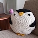 CROCHET PENGUIN PILLOW