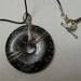 Spotted Stone Donut Pendant Necklace