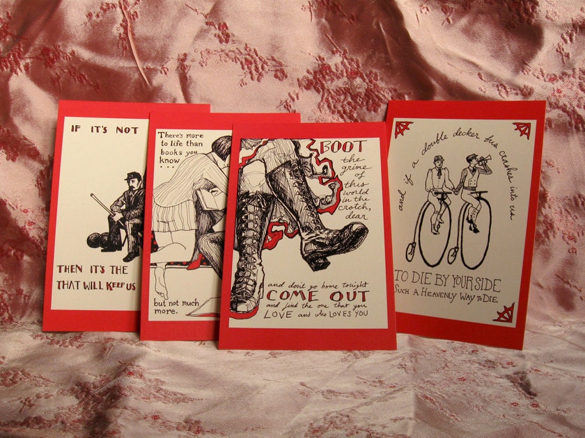 The Smiths Valentines - Set of FOUR - One of each image