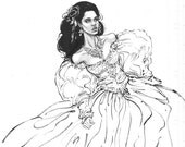 Fan art of Sara from the movie LABYRINTH