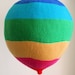 Knit your own hot air balloons (pdf knitting pattern)
