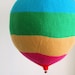 Knit your own hot air balloons (pdf knitting pattern)