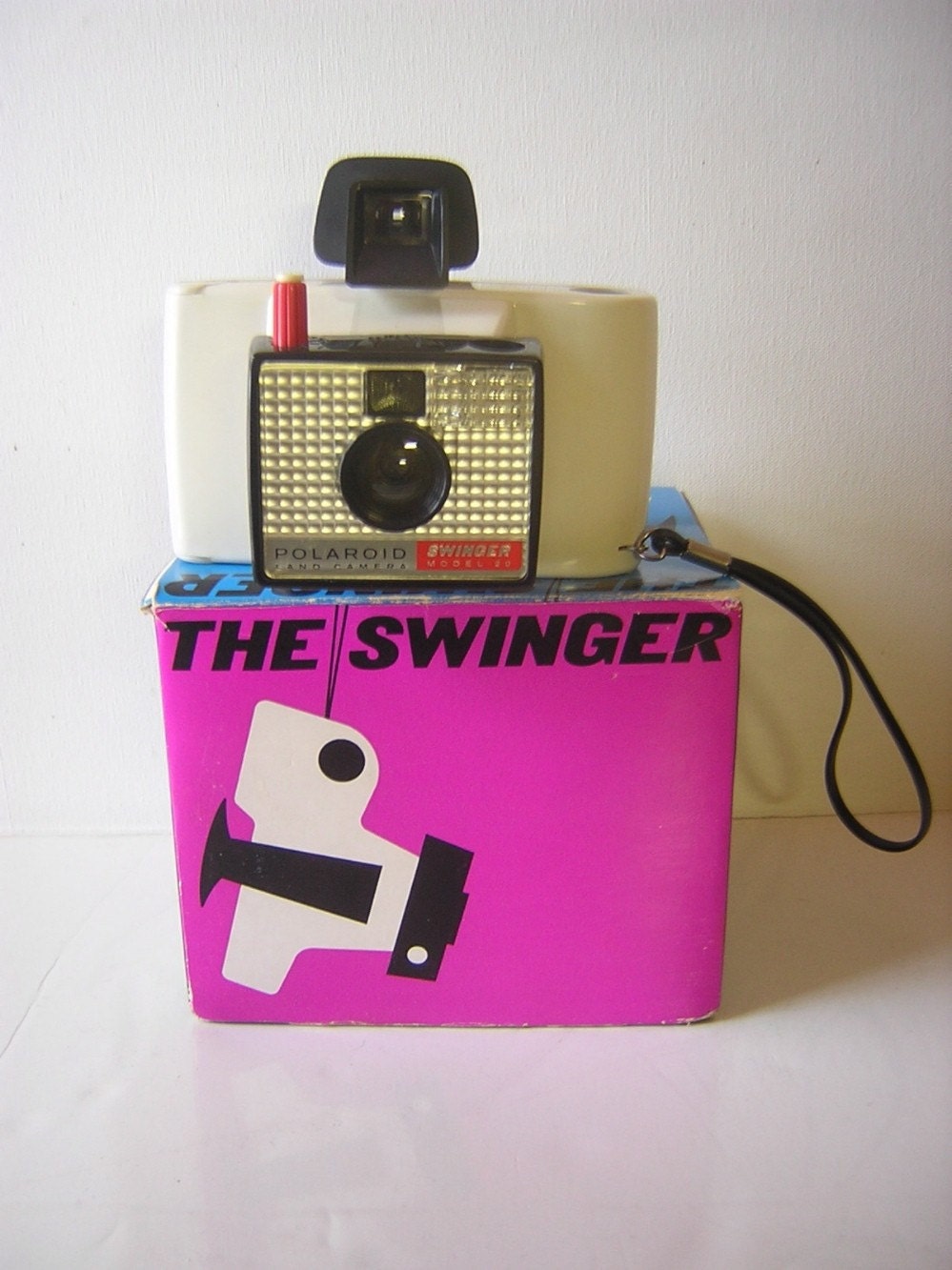Vintage Polaroid Model 20 The Swinger Land Camera by thriftstore