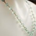 Memorial Day SALE Aqua Blue Chalcedony Necklace - Mint Green, Sea Foam Green - Blue Topaz, White Freshwater Pearls, Something Blue