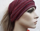 Eco Headwrap Garnet Burgundy Magenta Purple Maxi