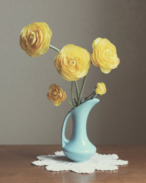 Sunny Ranunculus 8x10 Photo Print - BrightsideStudio