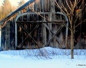 Rustic Barn Photo Note Card