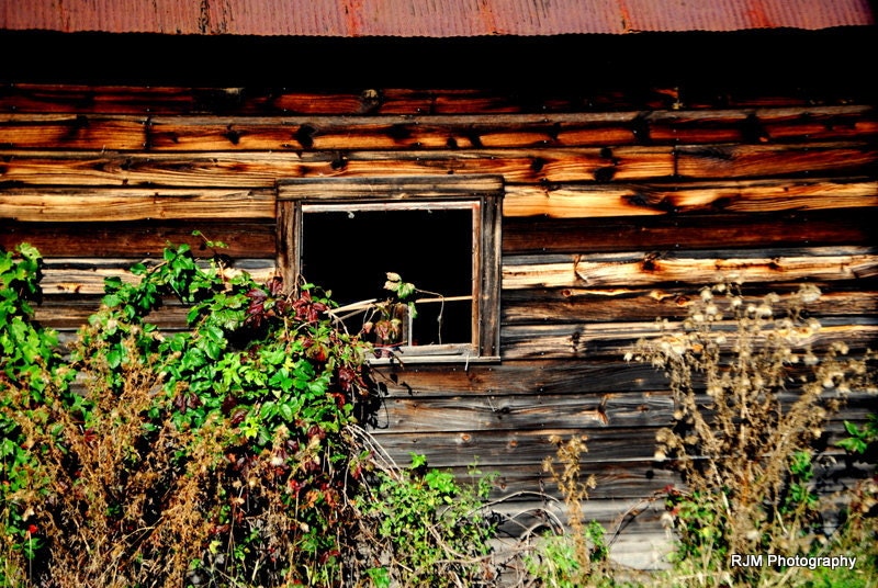 Barn Window Photo Note Card