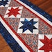 Patriotic Quilted Table Runner