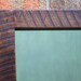 Reclaimed Wood Framed Mirror, Narrow Frame, Java Finish, 34 x 40 - Handmade