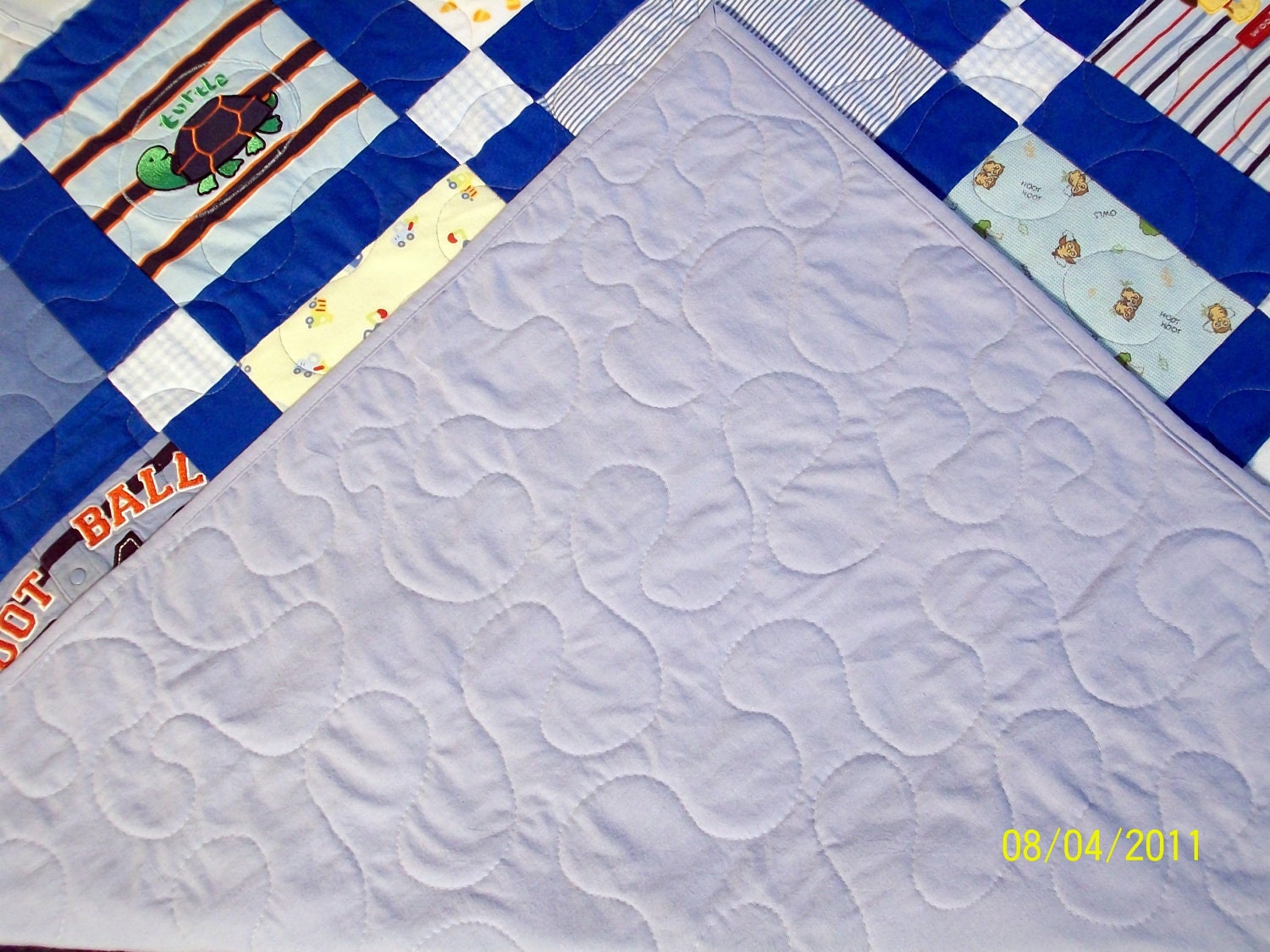 Baby Quilt Clothes - Queen 86" x 92" (40 to 50 Clothing Items) - DEPOSIT LISTING (50%) - Order Form Attached