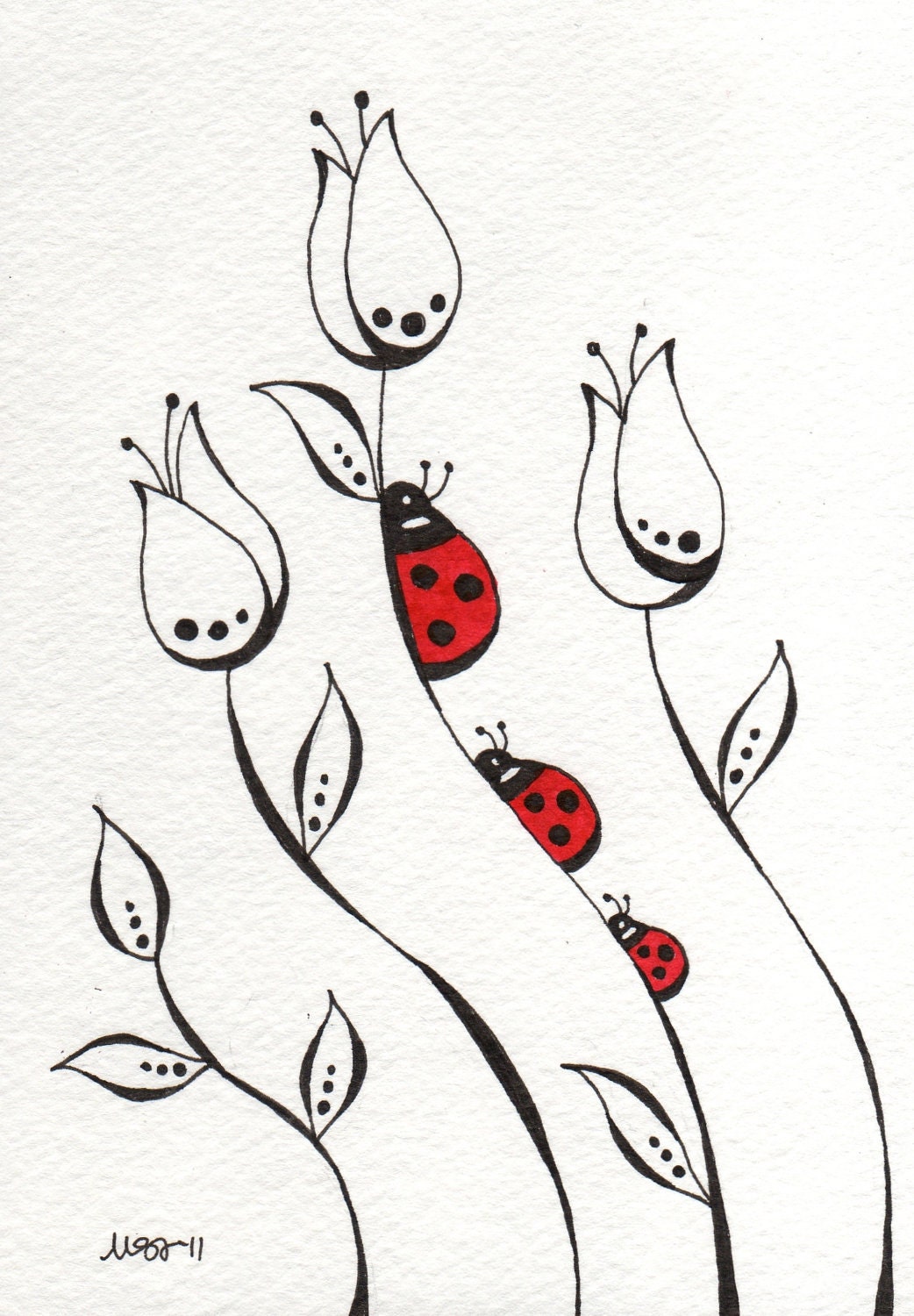Stay in the Lines  print 5x7
