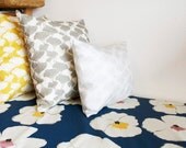 Warhol Garden - teal - Original Design Fabric - Yardage