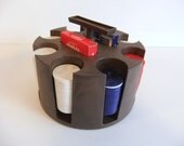 Vintage Poker Chip Rack