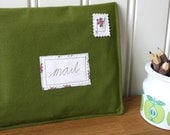 Postcards from Europe -Embroidered Farbric Envelope