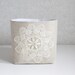 small storage bin -linen and lace collection