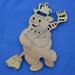 Fretwork Snowman Christmas Holiday Ornament Woodworking Gift Tag
