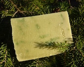 The Spruce Is Out There... black spruce / cedarwood soap handmade natural plus beautiful postcard