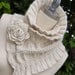 Ruffled and Ruched Scarf PDF Knitting Pattern Instant Download