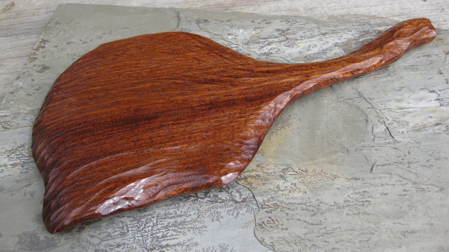 Hand Mirror Sapele Wood One of a Kind  FREE Shipping