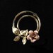 Vintage Krementz Heart and Rose Pin