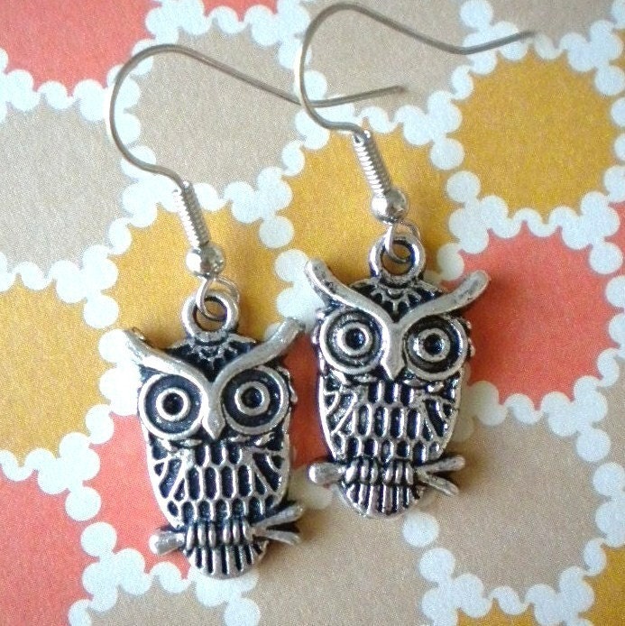 Leon and Lulu Owl Earrings