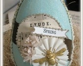 vintage inspired SPRING easter egg