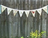 MARRY ME burlap pennant banner - CUSTOM