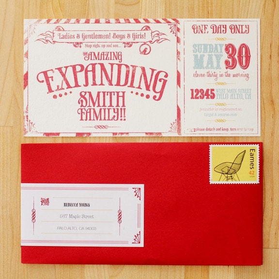 Circus Invitation