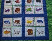 Brown Bear Crib  Quilt