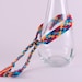 Thin Autism Awareness Macrame Friendship bracelet - MADE TO ORDER