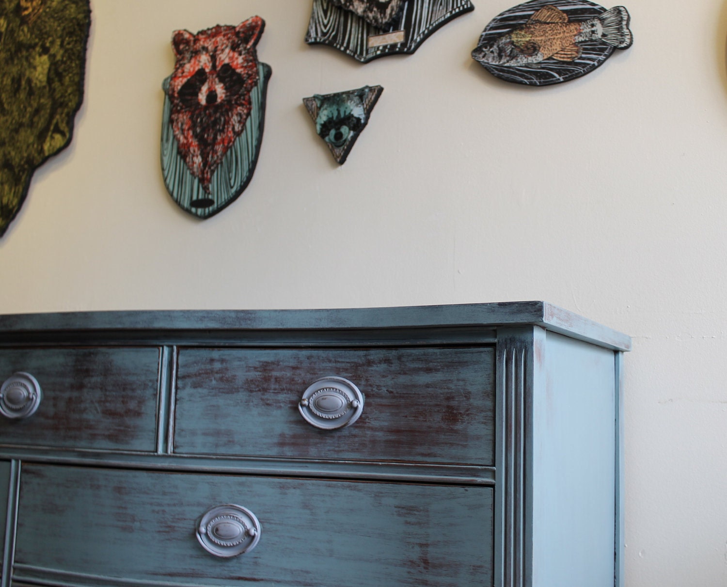 Grey/blue dresser - Reserved for Bridget