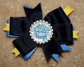 Chargers Bottle Cap Bow