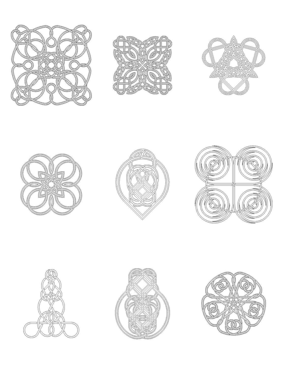 Celtic Knot Coloring Book 3, PDF