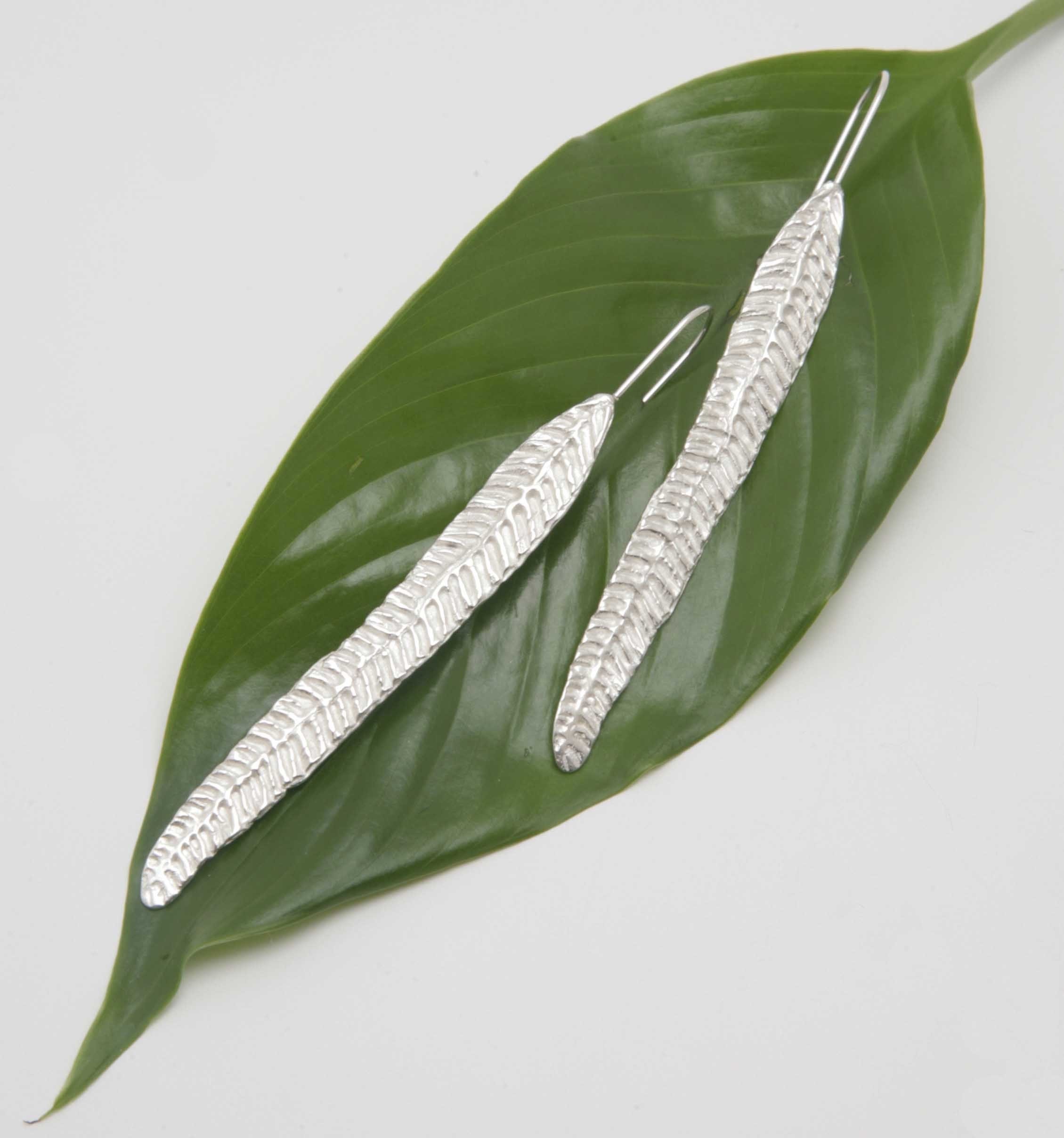 Dangle Feather Earrings As seen on Bethenny Frankel (OK Magazine)