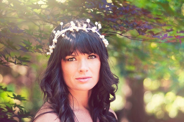 Woodland Twig Crown - White berries