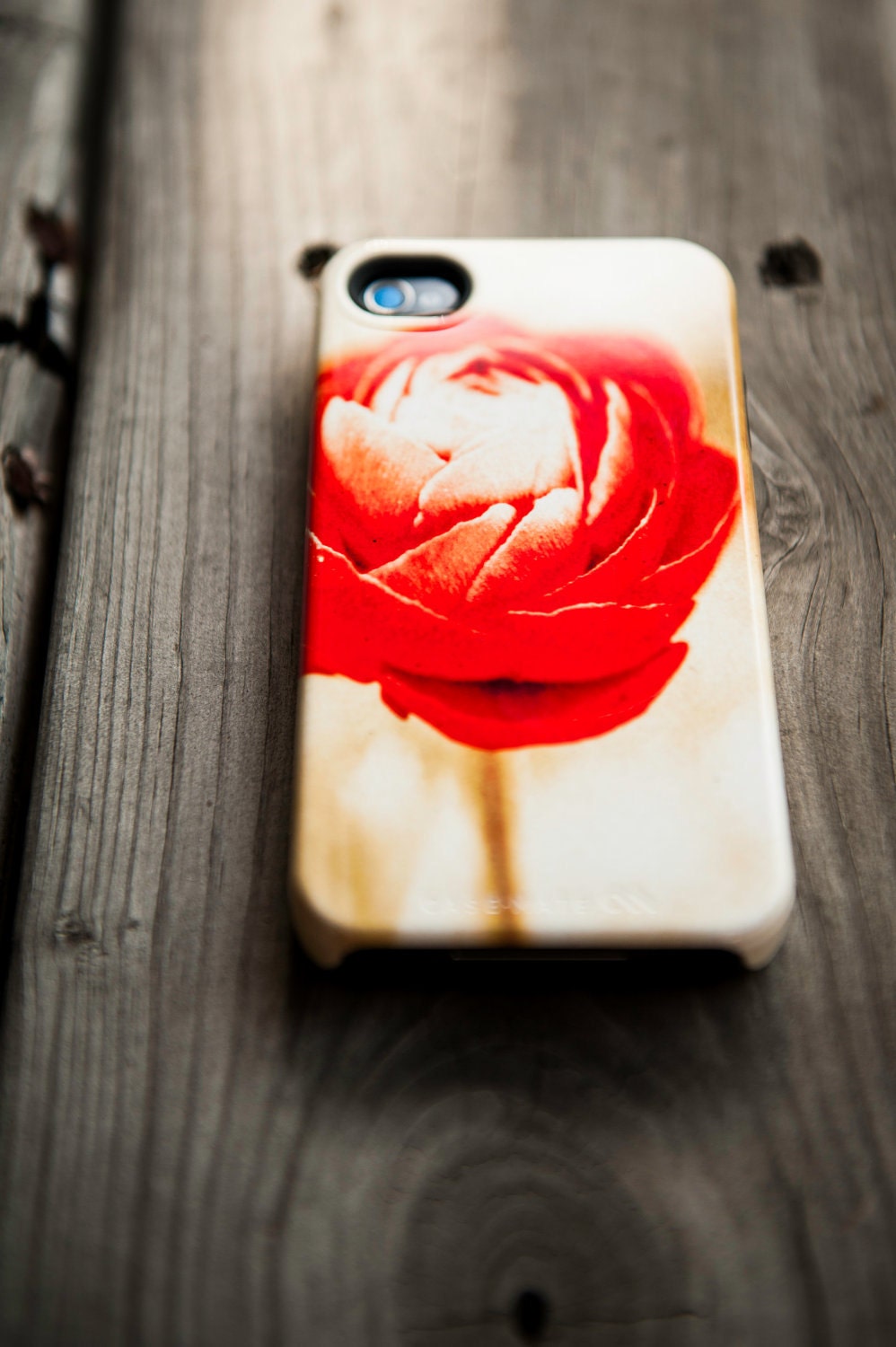 iPhone Case - iPhone 4 - iPhone 4s - ruby flower print - Ruby - crimson, flower photography, nature print, girly