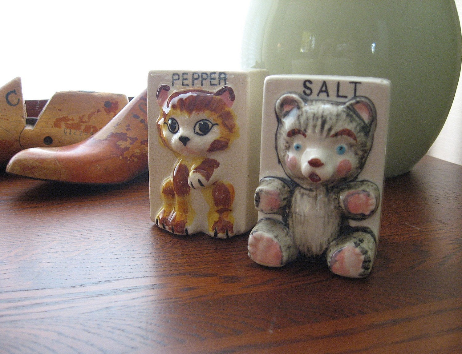 Vintage Salt and Pepper Shakers, Circus, Japan