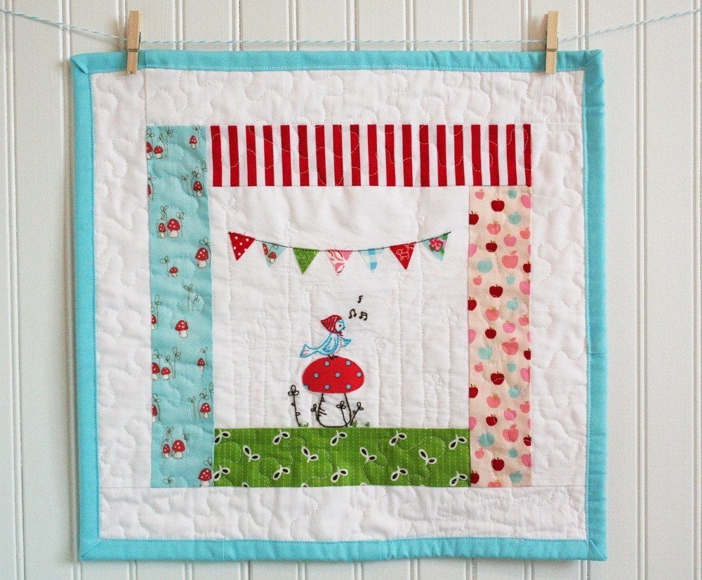 Little Bunting Bird EMBROIDERY PATTERN