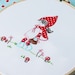 Little Red Skips Embroidery PATTERN