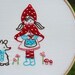 Little Red Riding Hood (and her harmless wolfie friend) Embroidery Pattern