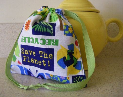 Eco Friendly Snack Bag/ trinket bag