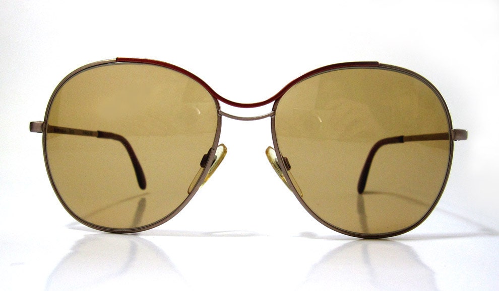 80's Vintage German Rodenstock Round-Frame Sunglasses