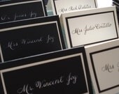 Calligraphy Wedding place cards