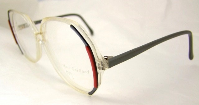1980s New old   eyeglasses Marc Gaillard  Brand  SWEET Frames ,France with Demo Lenses