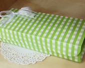 Green Gingham Multi Functions Arched  DIY BOX, 23.6x9cm set of 4, U1050