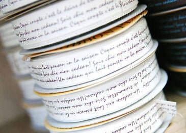 White Cotton lettering Tape 15 Yards, U1920
